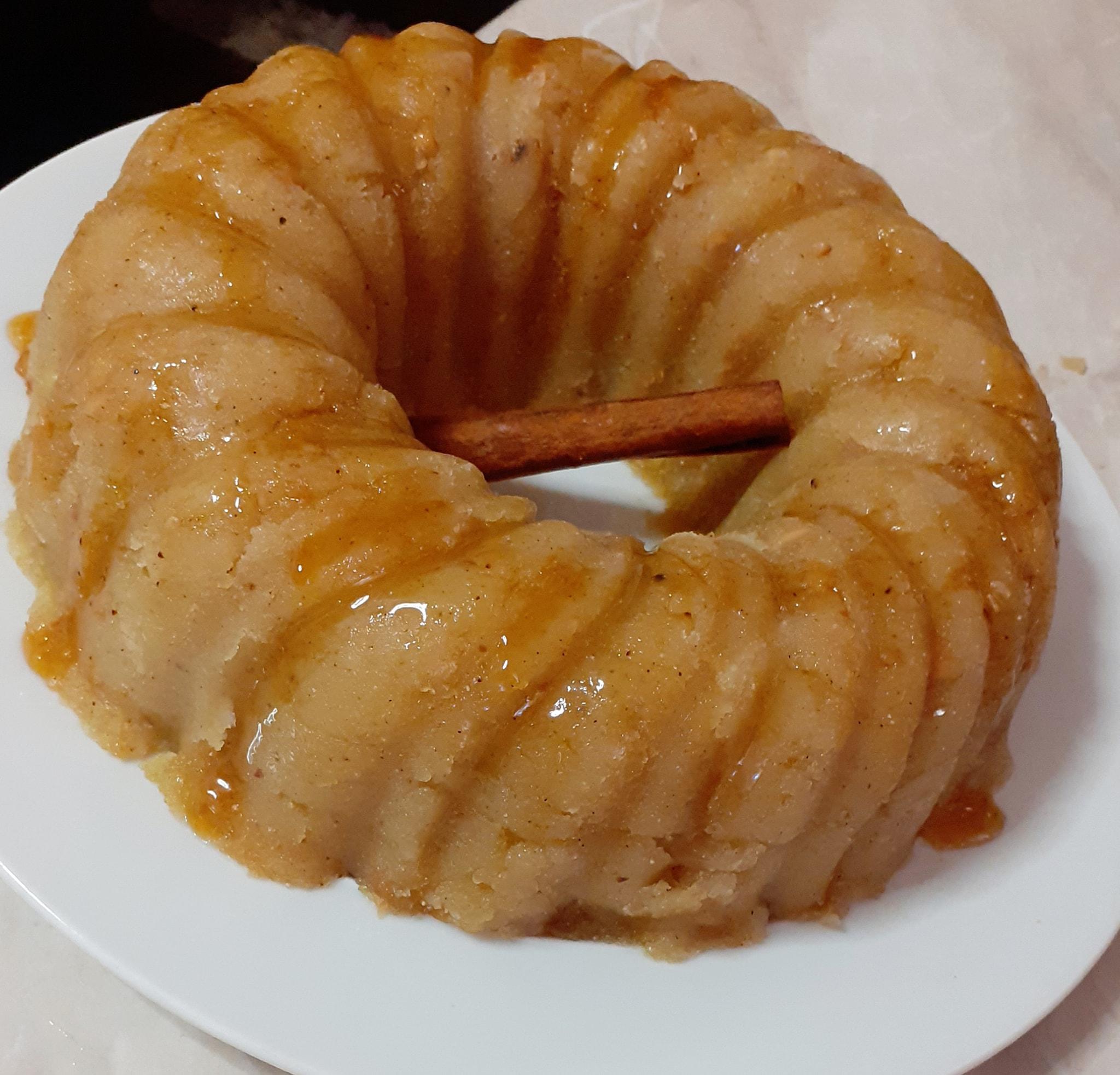 Σιμιγδαλένιος_ χαλβάς με σιρόπι_ καραμέλας_Συνταγή