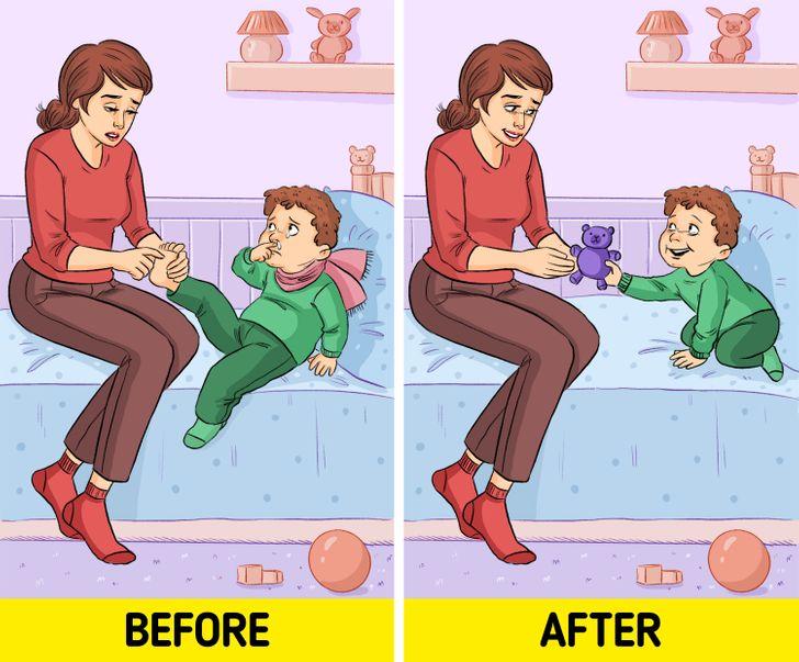 Βρεφικό μασάζ _ανακουφίζει_τα_μωρά_από_την_καταρροή_