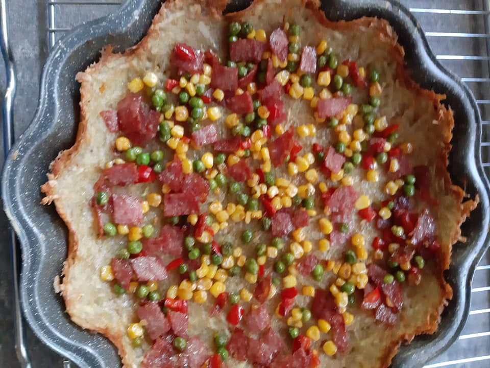 Συνταγή για_ αλμυρή _τάρτα πατάτας_ 