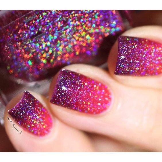 όμπρε νύχια_με γκλίτερ_Νυχια Φεβρουαρίου_