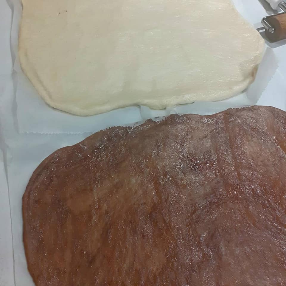 Δίχρωμο τσουρεκοκέικ_ 