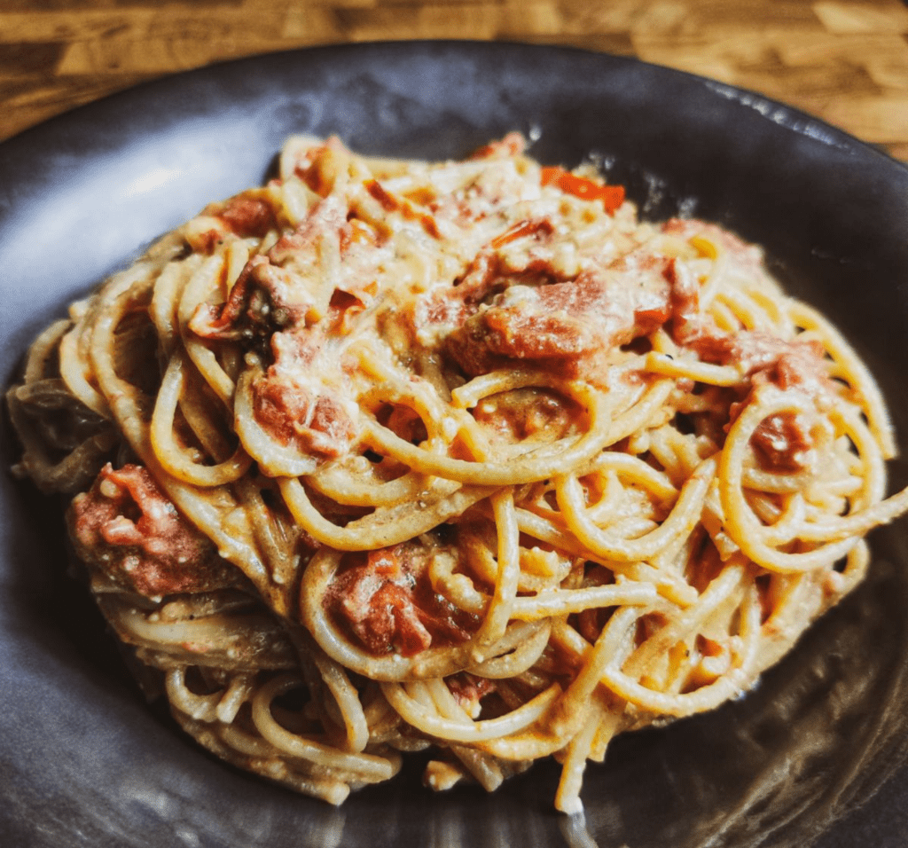 tiktok Pasta _Μακαρόνια με φέτα και ντοματίνια_ στο φούρνο_