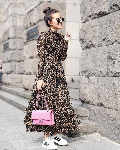 Ανετο _φόρεμα_animal_print_