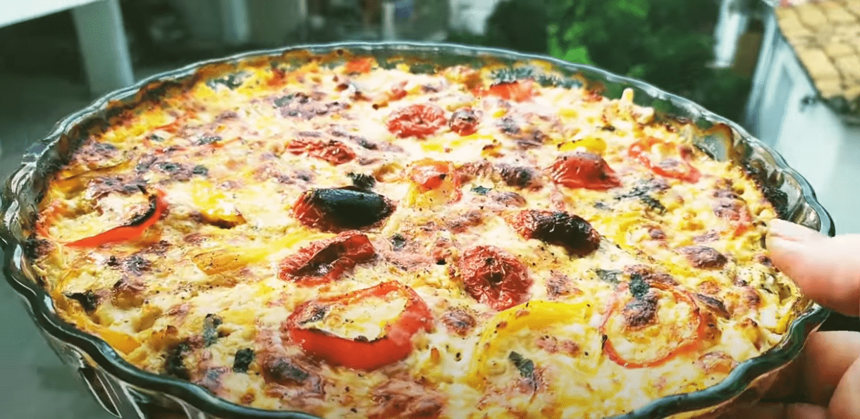 σουφλέ της Γκόλφως με μελιτζάνες και πατάτες_