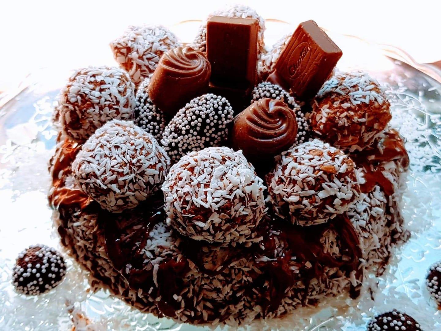 Τούρτα σοκολάτα με βρωμη_