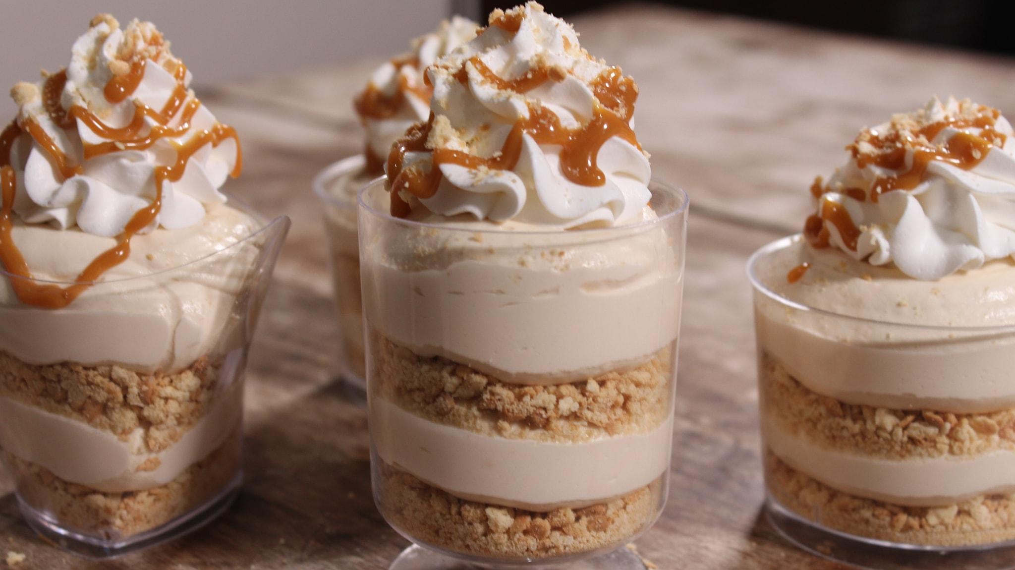 Πάστα _καραμέλας _σε ποτήρι_ με 4 υλικά_