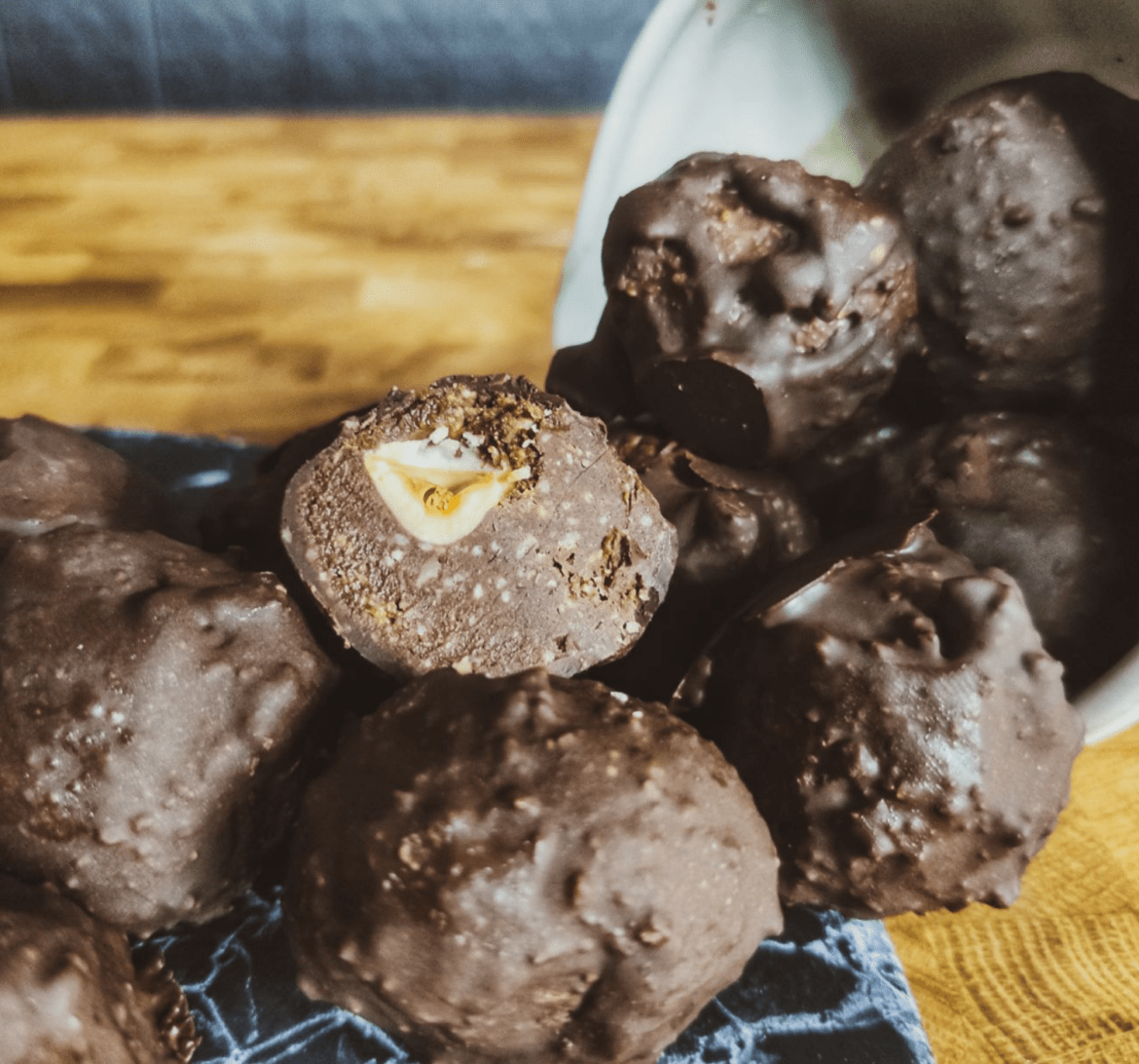 Σοκολατάκια_Ferrero Rocher_χωρίς ζάχαρη_