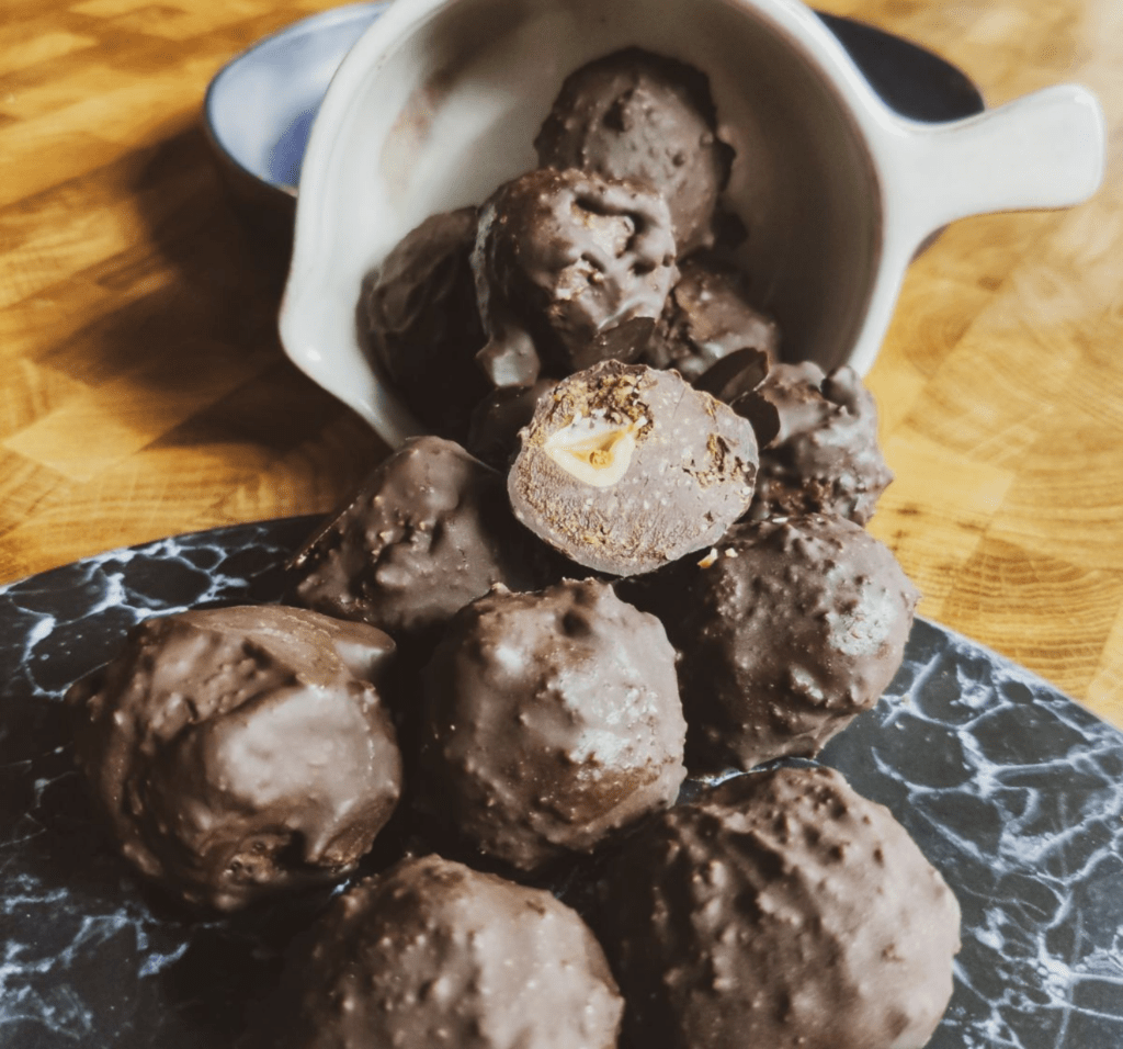 Σοκολατάκια_Ferrero Rocher_χωρίς ζάχαρη_