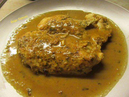 Φιλέτο _κοτόπουλο _για δίαιτα_ με σώς_ μουστάρδας_