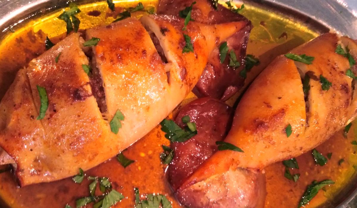 Θράψαλα γεμιστά με ρύζι και κουκουνάρι_ Θράψαλα γεμιστά με ρύζι και κουκουνάρι_