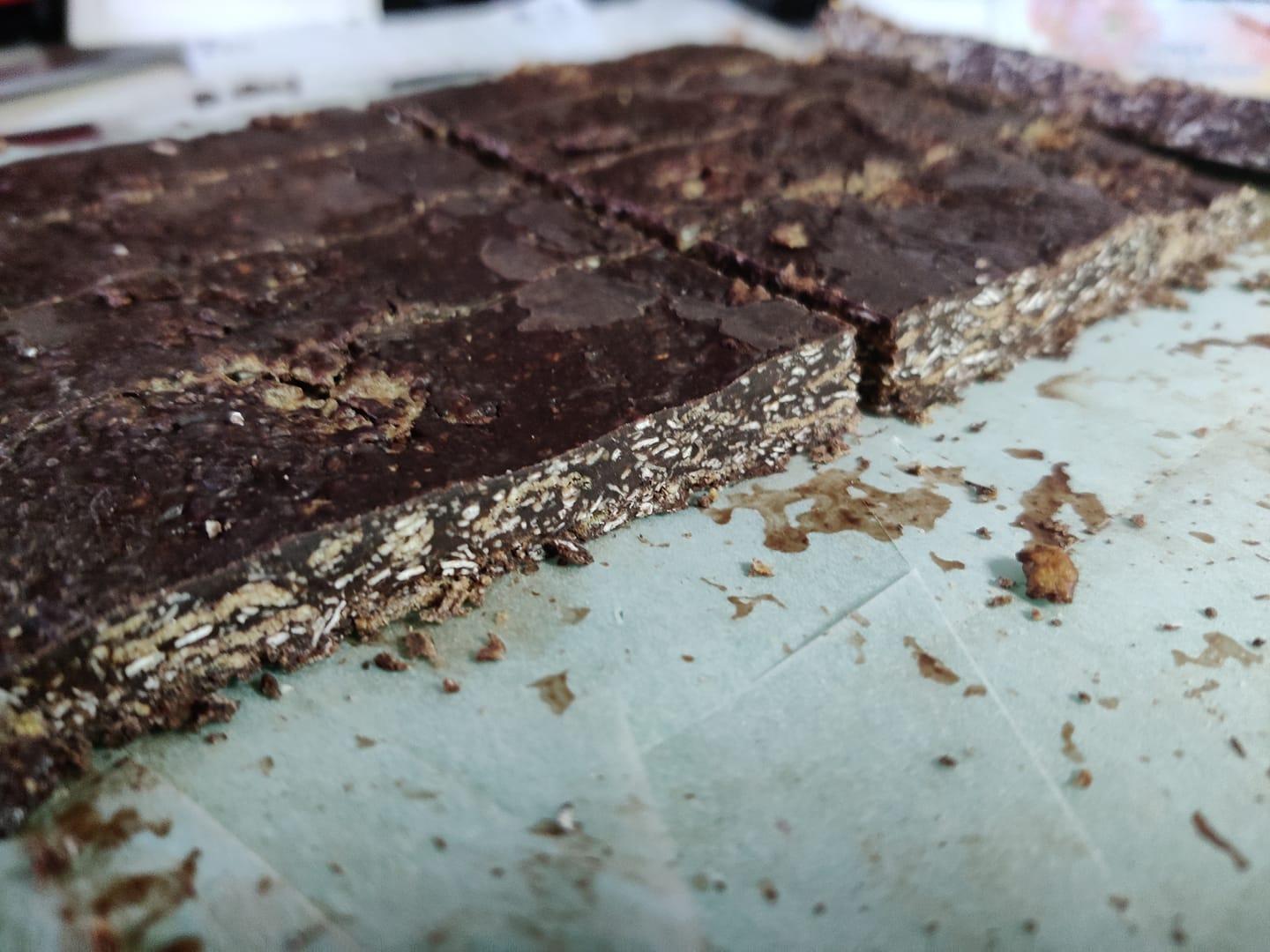 Μπάρες_ δημητριακών _με σοκολάτα, _μέλι_ και ταχίνι_ Συνταγή_ 