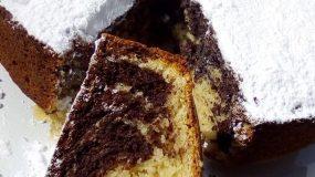 Νηστίσιμο κέικ με βανίλια και σοκολάτα_