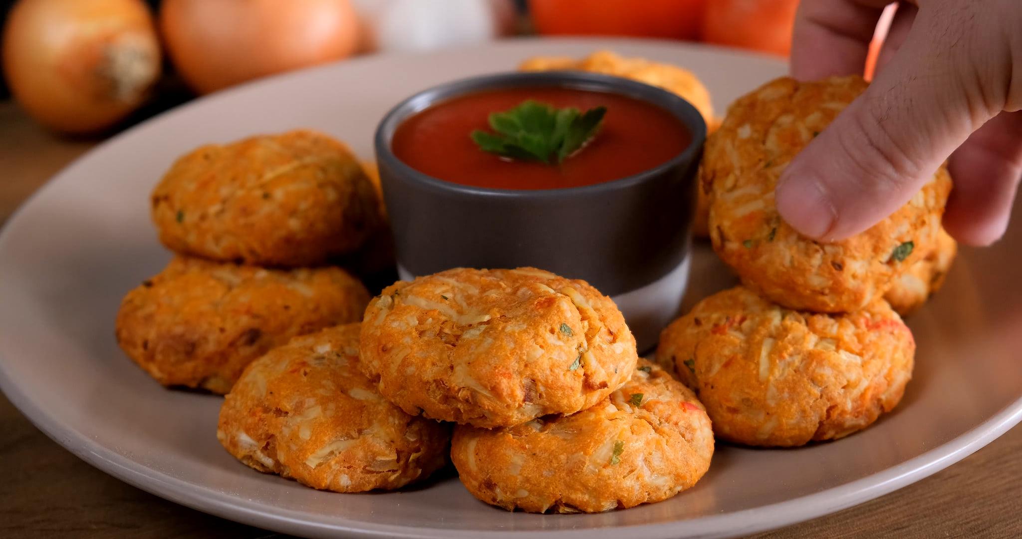 Νηστίσιμοι_ Αλάδωτοι_ Ντοματοκεφτέδες_ στον _Φούρνο_ Συνταγή_ 