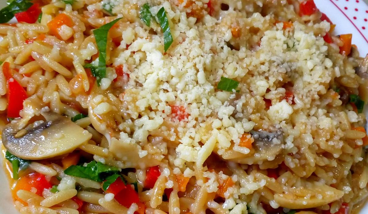 κριθαράτο_με_λαχανικά_