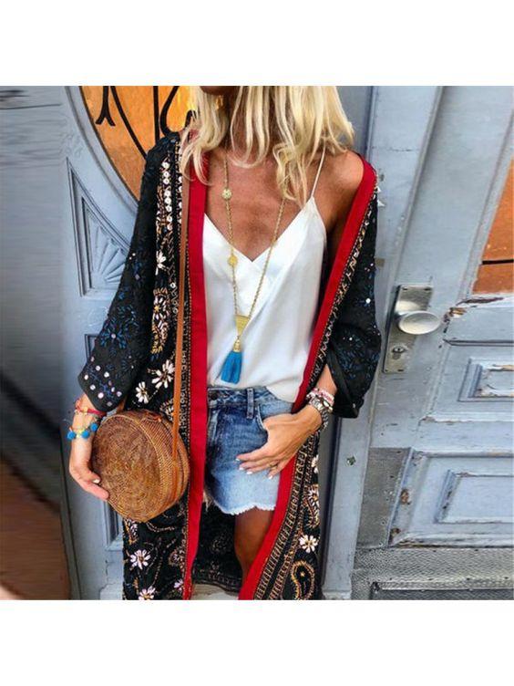 ανοιξιάτικη_boho_πλεκτή_ζακέτα_ Τα_ πιο _trendy_ πανωφόρια_ για την Άνοιξη_
