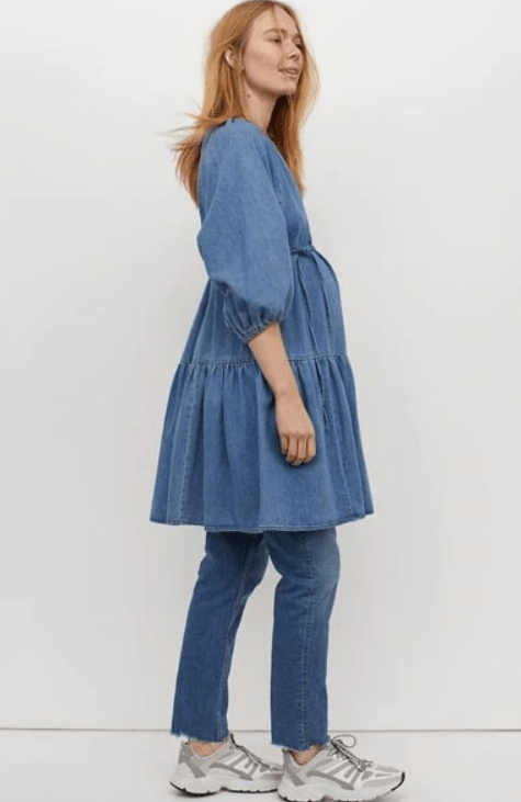 jean_φόρεμα_για_εγκύους_