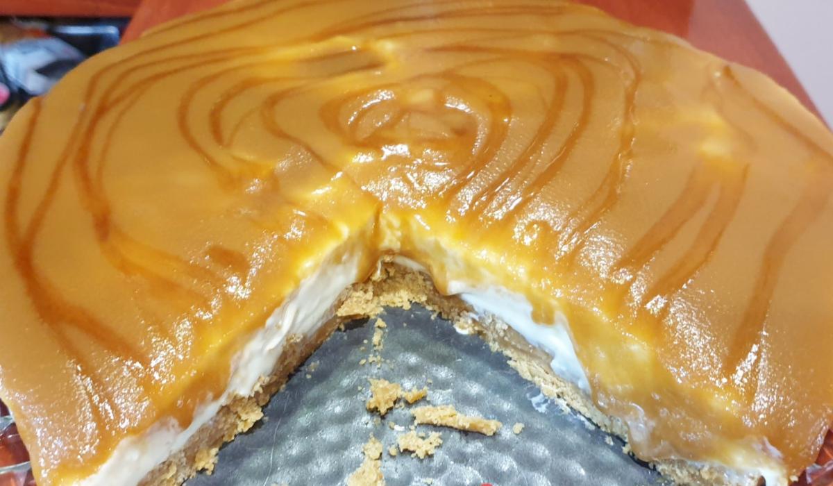 Cheesecake_ καραμέλα_ χωρίς _ψήσιμο_