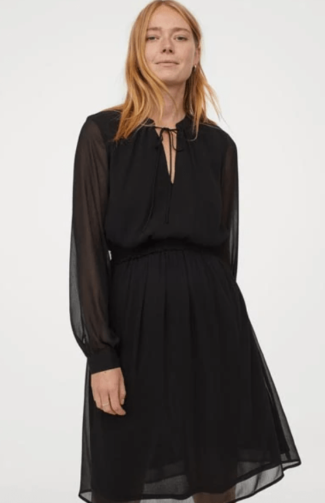 μαύρο_φόρεμα_για_εγκύους_