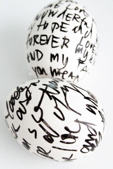 Μίνιμαλ πασχαλινή διακόσμηση_ πασχαλινά_αυγά_με_στιχάκια_