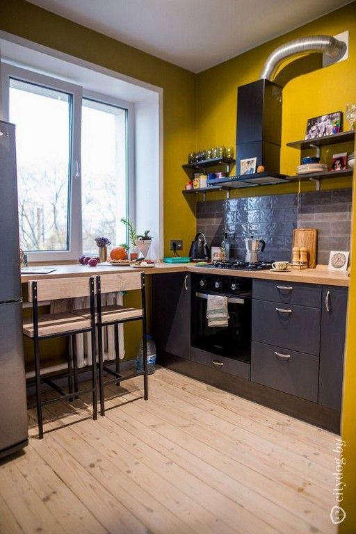 κίτρινοι_τοίχοι_στην_κουζίνα_και_γκρι_ντουλάπια_ κίτρινοι_τοίχοι_στην_κουζίνα_και_γκρι_ντουλάπια_