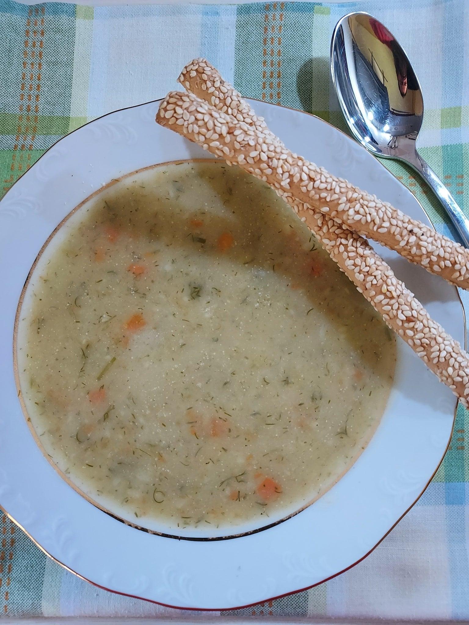 Αγιορείτικη ταχινόσουπα χωρίς λάδι