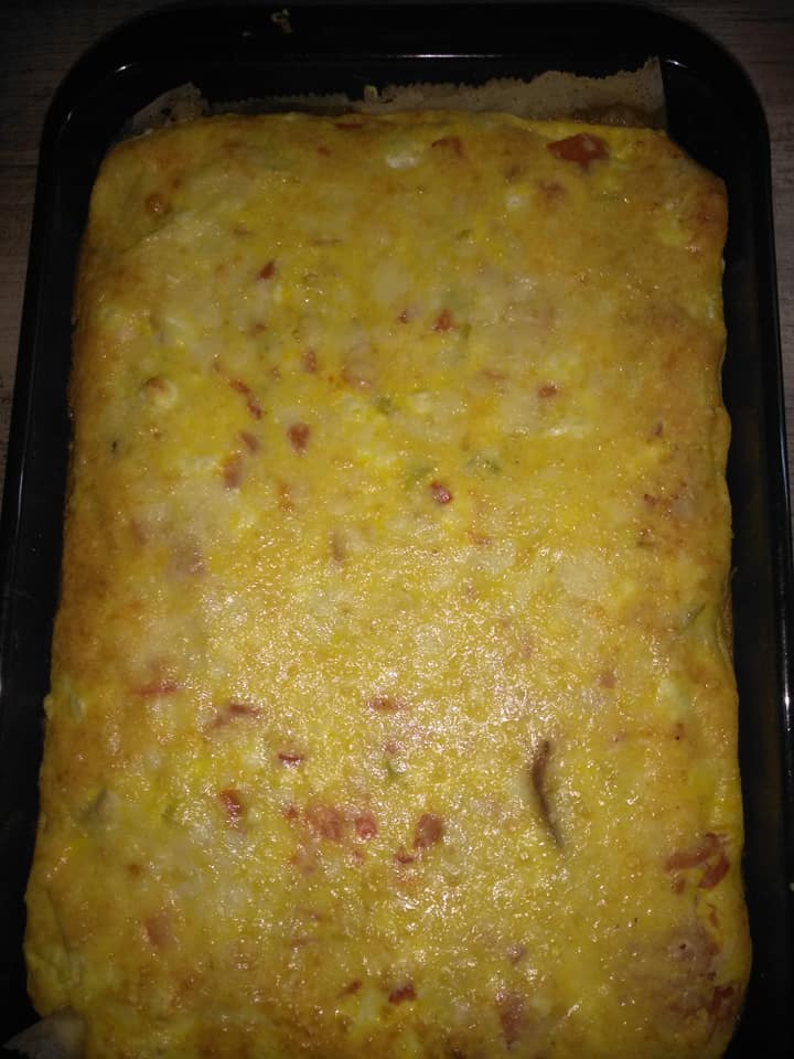 ομελέτα φούρνου_με_κοτόπουλο_που_περίσσεψε_