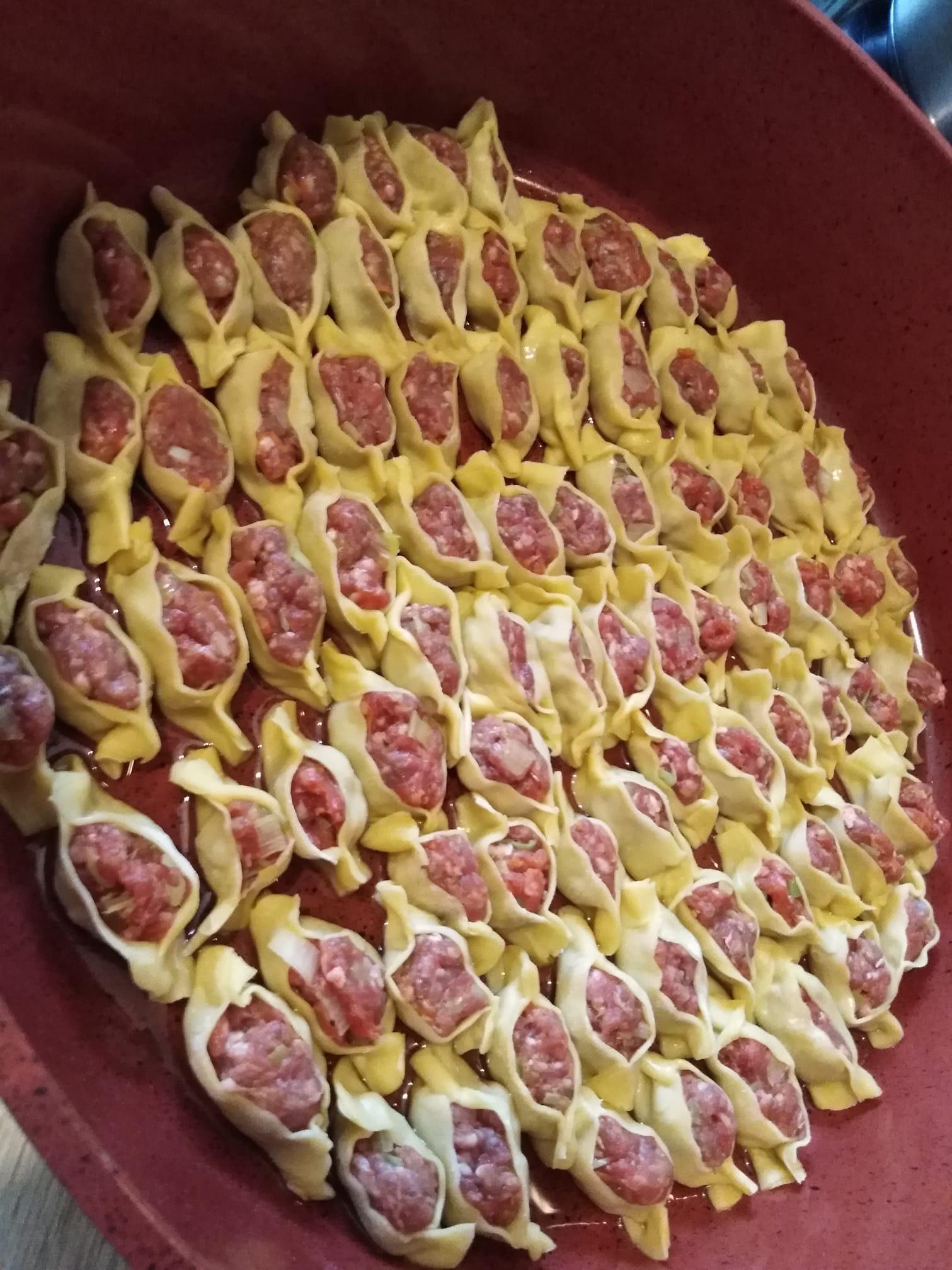 Μαντί_Ποντιακά ζυμαρικά_γεμιστά με κιμά_