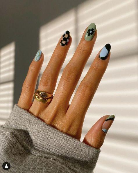 indie_νύχια_σκακιέρα_