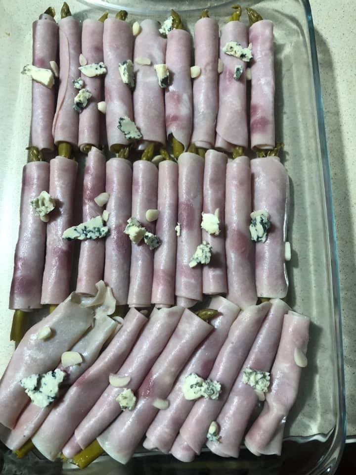 Σουφλέ_ με_ σπαράγγια_ και _μανιτάρια_