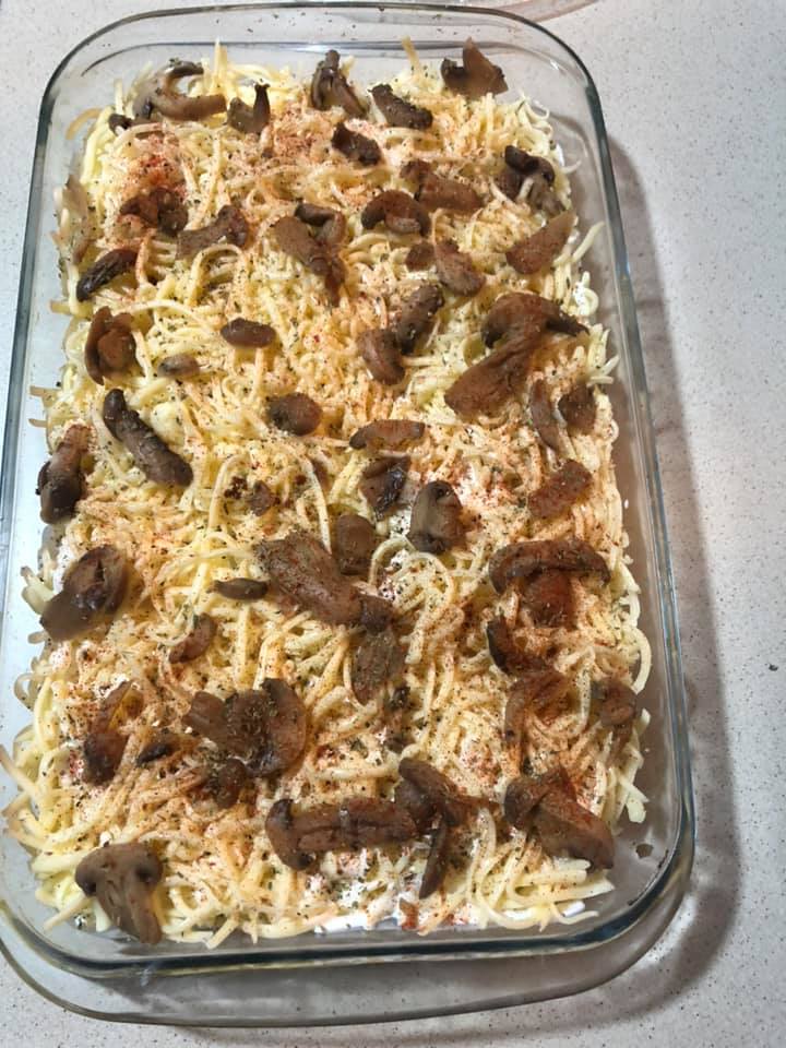 Σουφλέ_ με_ σπαράγγια_ και _μανιτάρια_