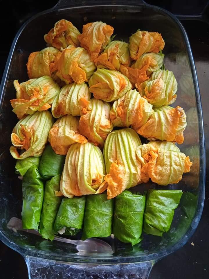 Κολοκυθοανθοί_ γεμιστοί_ στο_ φούρνο_