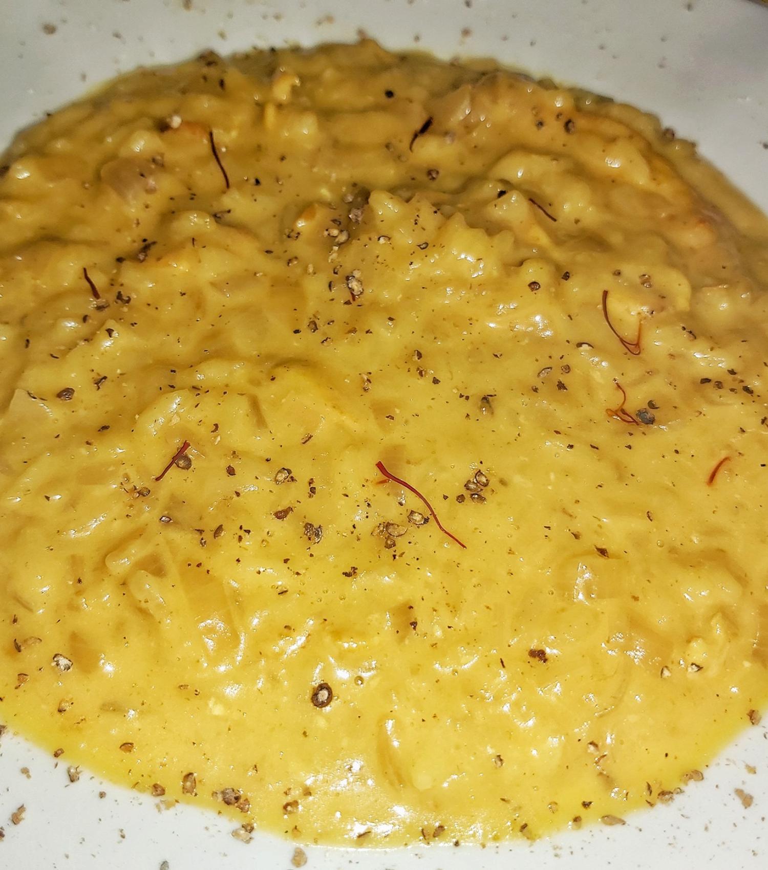 Ριζότο με κοτόπουλο και σαφράν