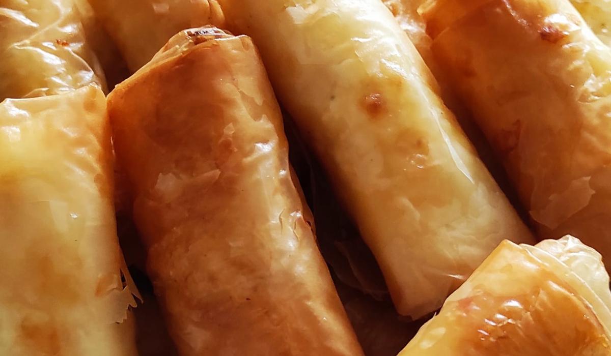 Φλογέρες με λουκάνικο_