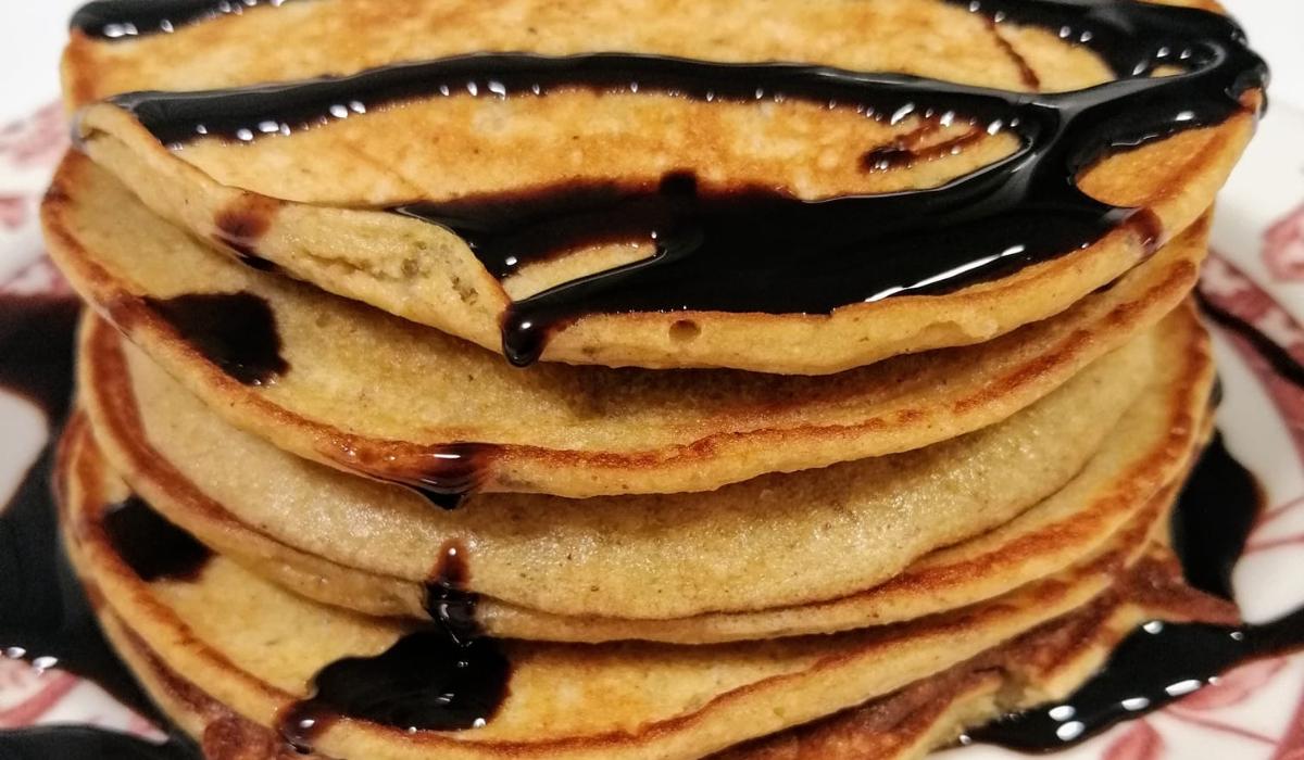 Pancakes_με βρώμη_και_μπανάνα_
