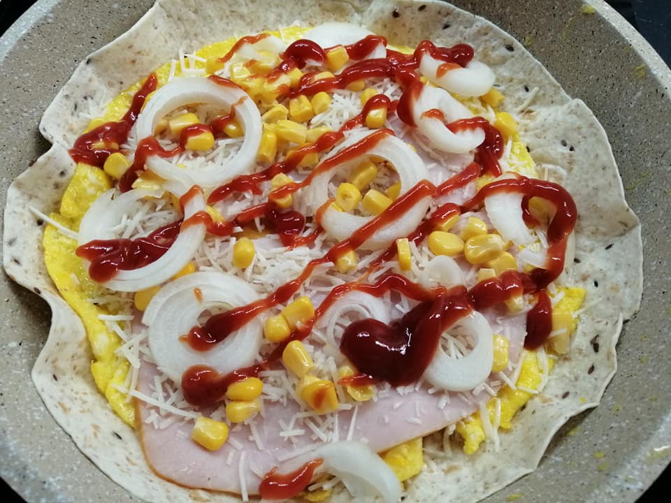 Τορτίγια_με ομελέτα_