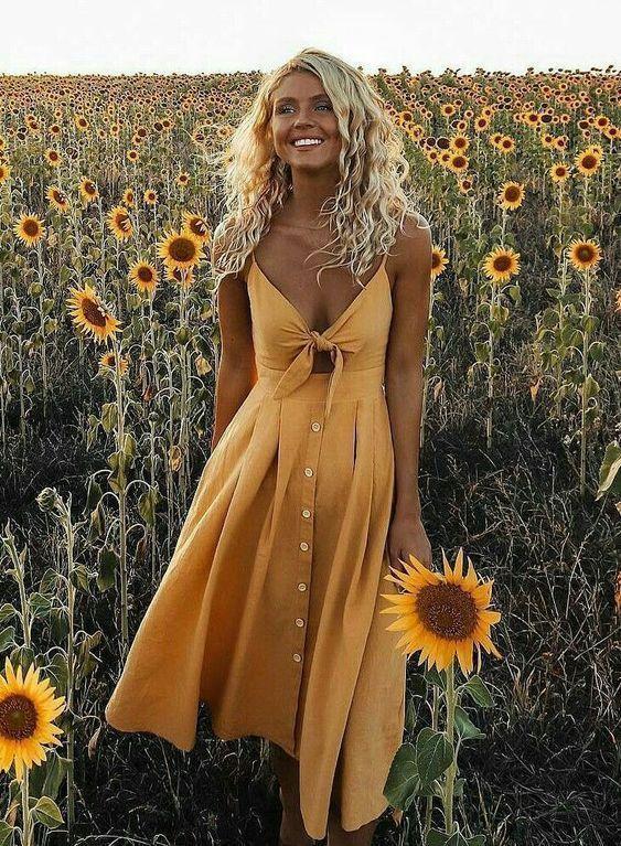 κίτρινο_σατέν_φόρεμα_