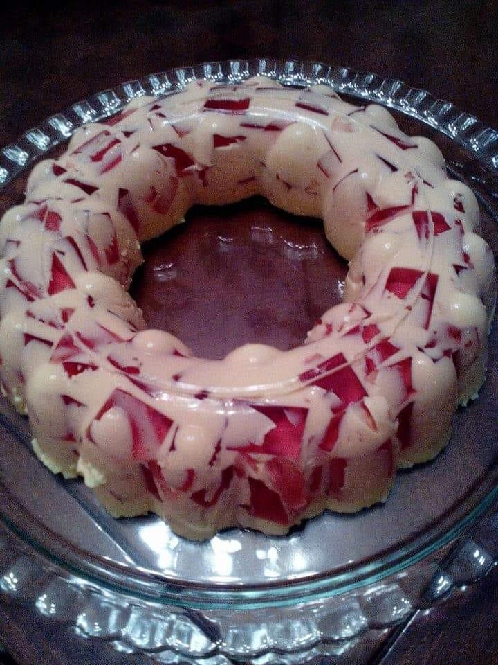 Ζελέ_σε φόρμα_με γιαούρτι_