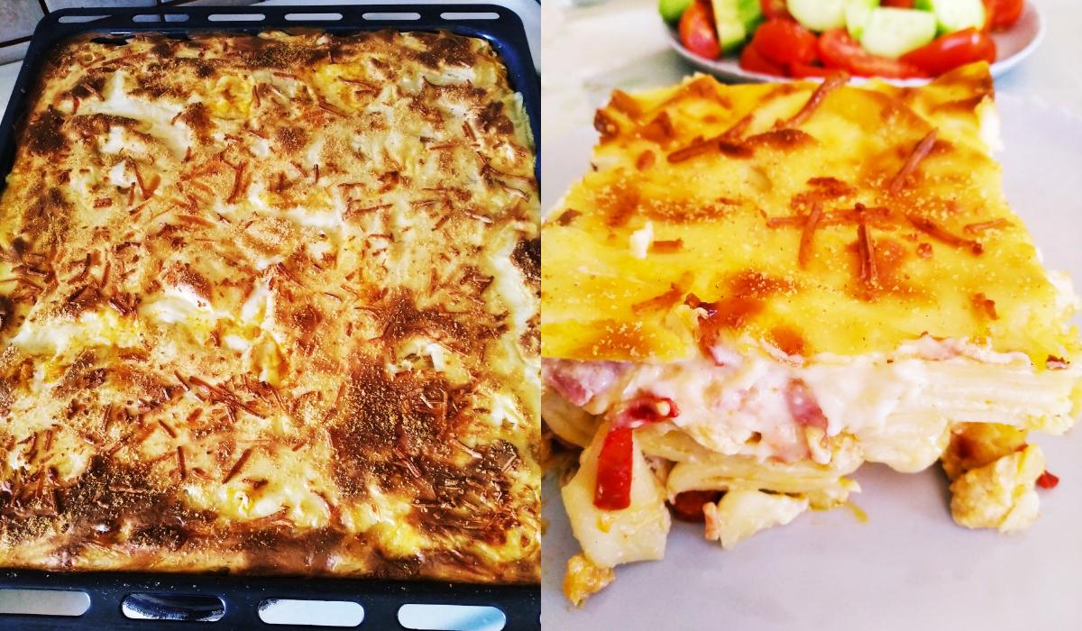 Παστίτσιο κοτόπουλο σαν σουφλέ_