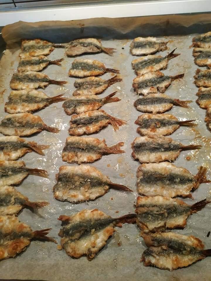 Σαρδέλες_στο φούρνο_σαν τηγανιτές_