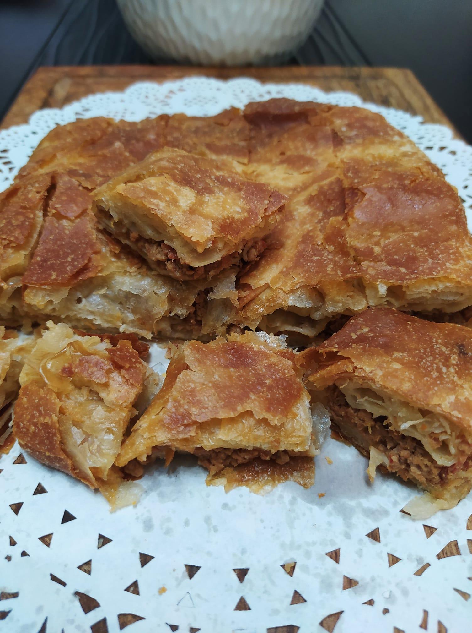 Σπιτική_ μπουγάτσα_ με _κιμά_ Σπιτική_ μπουγάτσα_ με _κιμά_