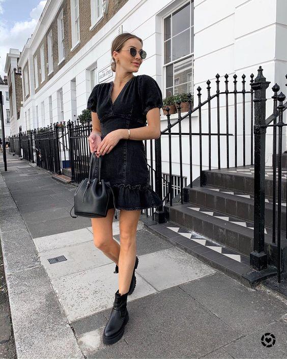 μαύρο_μίνι_φόρεμα_