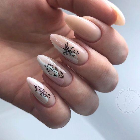 nude_νύχια_με_λουλούδια_