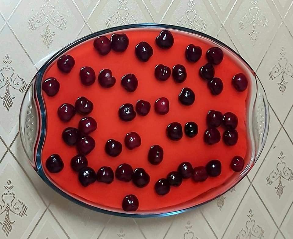 γλυκό ψυγείου_με ζελέ_κεράσι_