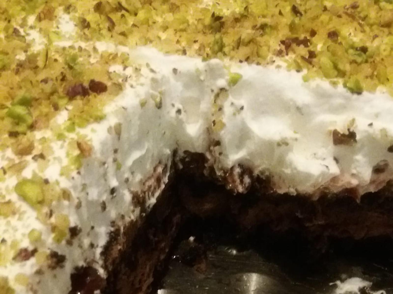 Εκμέκ με βάση κέικ σοκολάτας