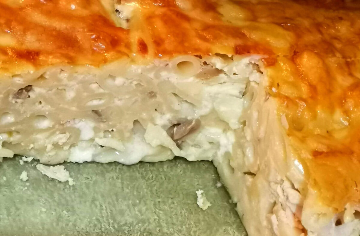 Πένες φούρνου με μανιτάρια