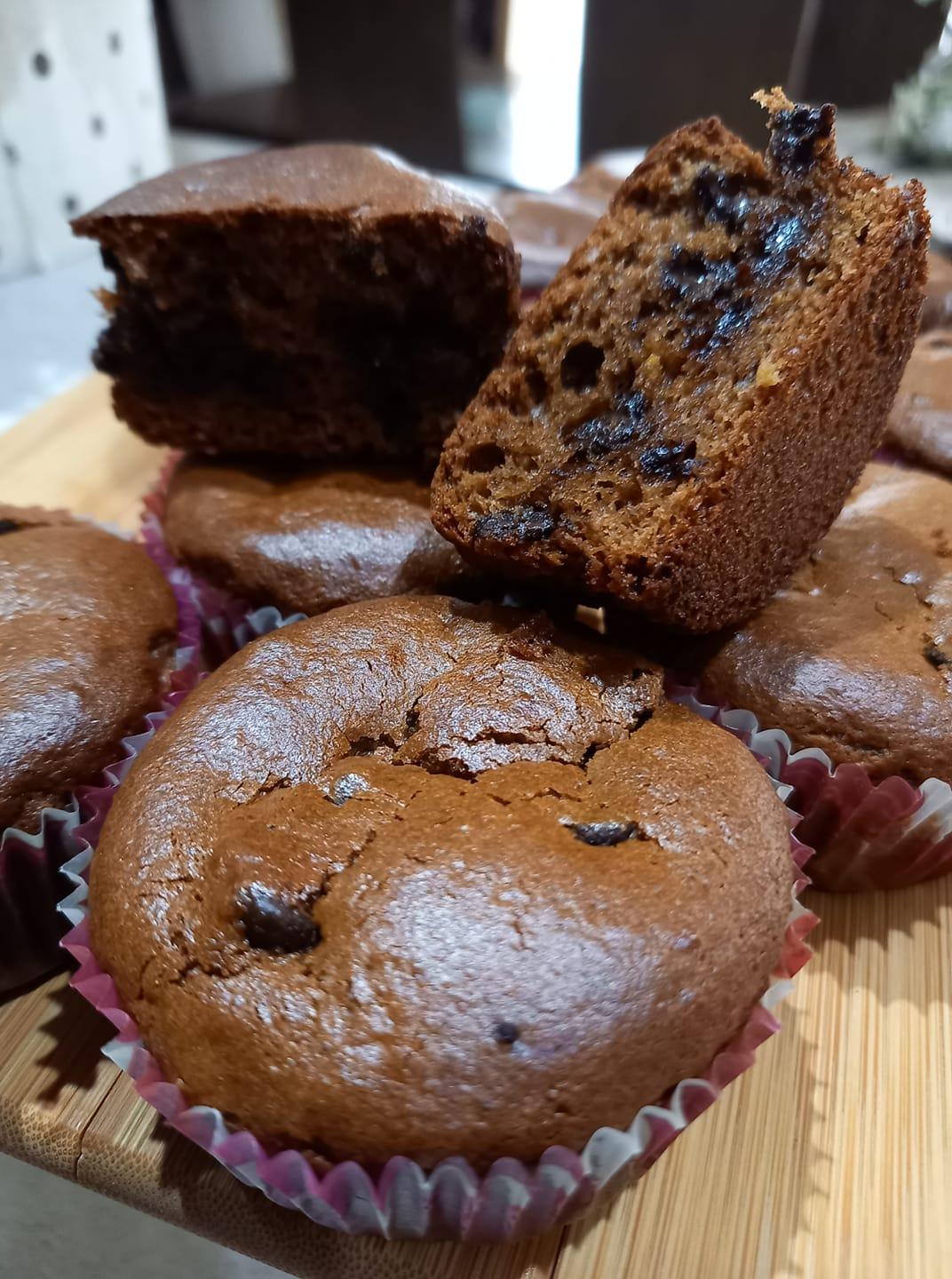 Σοκολατένια _muffins_ χωρίς _ζάχαρη _ Για _παιδιά_
