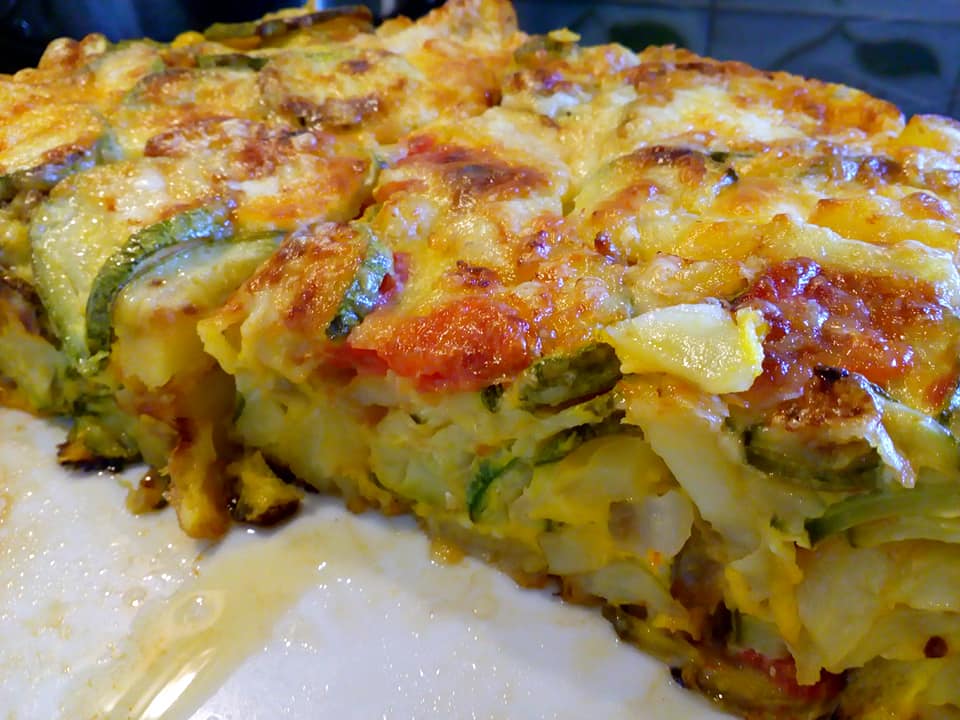 Καλοκαιρινή_ομελέτα_φούρνου_