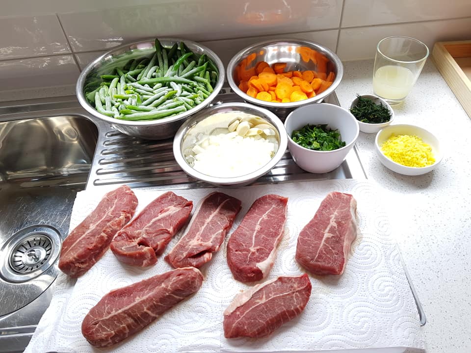 Μοσχάρι _λεμονάτο _με _φασολάκια_ Μοσχάρι _λεμονάτο _με _φασολάκια_