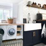 Πλυντήριο μαζί με στεγνωτήριο: 15 ιδέες οργάνωσης _