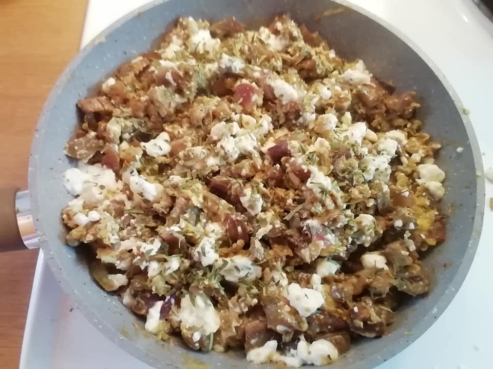 Στραπατσάδα_ με _μελιτζάνες_